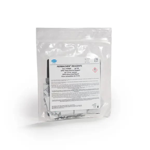 DPD Total Chlorine Reagent Powder Pillows, 10 mL, pk/100 DPD Total Chlorine Reagent Powder Pillows, 10 mL, pk/100