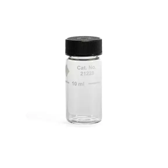 1" Round Glass, 10mL, Cell with Cap 1" Round Glass, 10mL, Cell with Cap