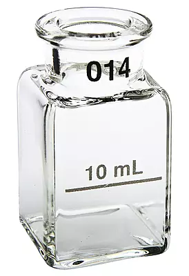 Sample Cell: 1" Square Glass 10 mL matched pair