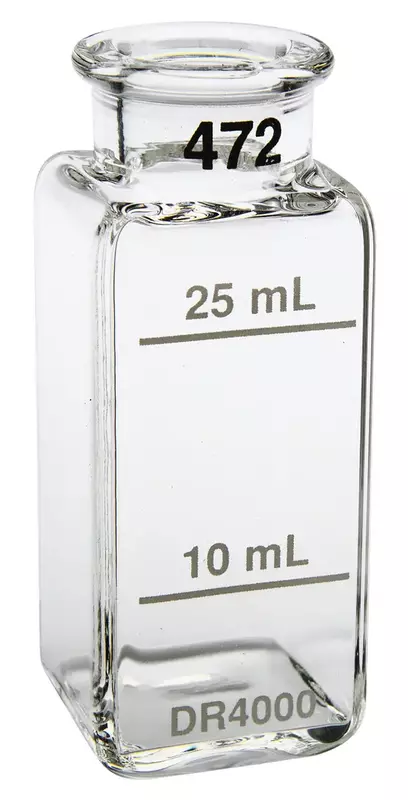 Sampe Cell Set for DR4000, 1-inch square glass, matched, set of 4