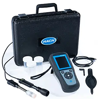 HQ2200 Portable Multi-Meter with Gel pH PHC101 and Conductivity Electrodes, 1 m Cables