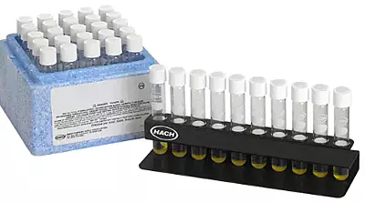 COD Digestion Vials, Ultra Low Range, 1 to 40 mg/L COD, pk/25  2415825