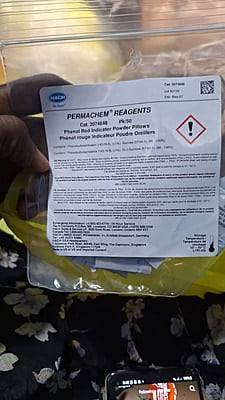 Phenol Red Indicator Powder Pillows, pk/50
