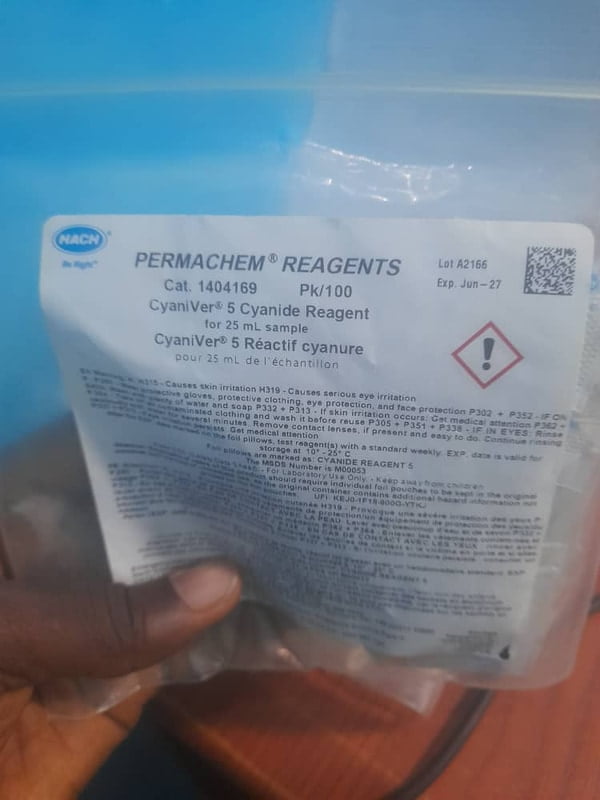 CyaniVer 5 Cyanide Reagent Powder Pillows, 25mL, pk/100 CyaniVer 5 Cyanide Reagent Powder Pillows, 25mL, pk/100