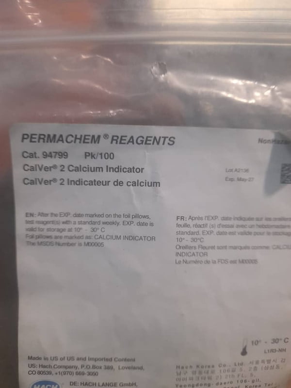 CalVer 2 Calcium Indicator Powder Pillows, pk/100