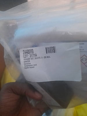 Sulfite Reagent Set for SU-5 Kit