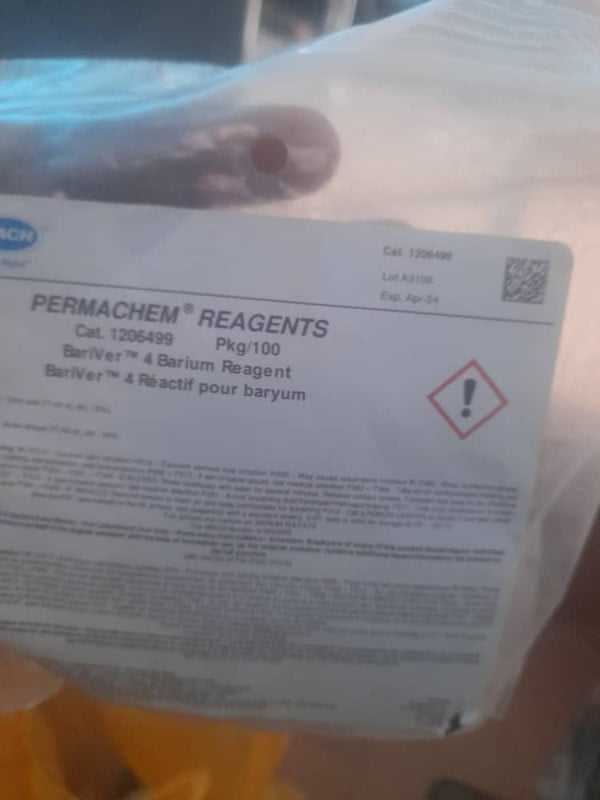 BariVer 4 Barium Reagent Powder Pillows, pk/100