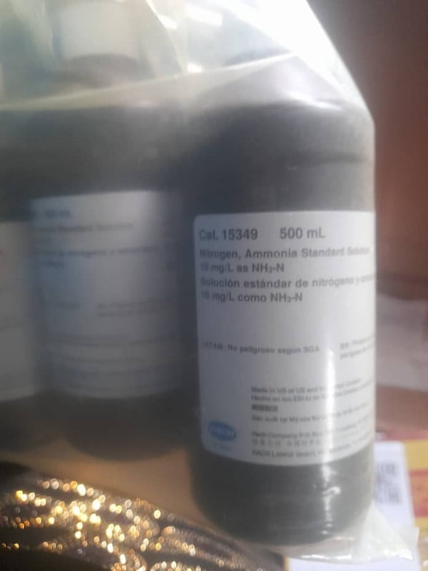 Ammonia Standard Solution, 10 mg/L, 500 mL Ammonia Standard Solution, 10 mg/L, 500 mL