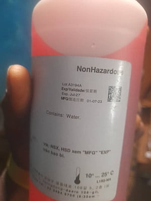 Buffer Solution, pH 4.01, Color-coded Red, 500 mL Buffer Solution, pH 4.01, Color-coded Red, 500 mL