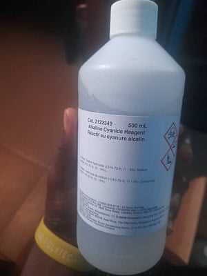 Alkaline Cyanide Reagent, 500 mL