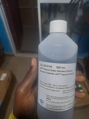 Natural Water Standard Solution, 1000 ppm Total Dissolved Solids (TDS), 500 mL