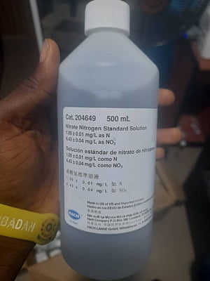 Nitrate Standard Solution, 1 mg/L, 500 mL